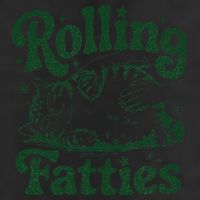 Rolling Fatties Cat Funny Cute Cat Lover Kitten Owner Kitty Golf Towel