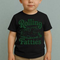 Rolling Fatties Cat Funny Cute Cat Lover Kitten Owner Kitty Toddler T-Shirt