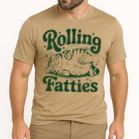 Rolling Fatties Cat Funny Cute Cat Lover Kitten Owner Kitty Performance Shirt