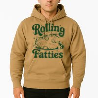 Rolling Fatties Cat Funny Cute Cat Lover Kitten Owner Kitty Hoodie