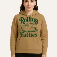 Rolling Fatties Cat Funny Cute Cat Lover Kitten Owner Kitty Hoodie