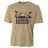 Rolling Fatties Cat Funny Cute Cat Lover Kitten Owner Retro Cooling Performance Crew T-Shirt