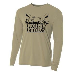 Rolling Fatties Cat Funny Cute Cat Lover Kitten Owner Retro Cooling Performance Long Sleeve Crew