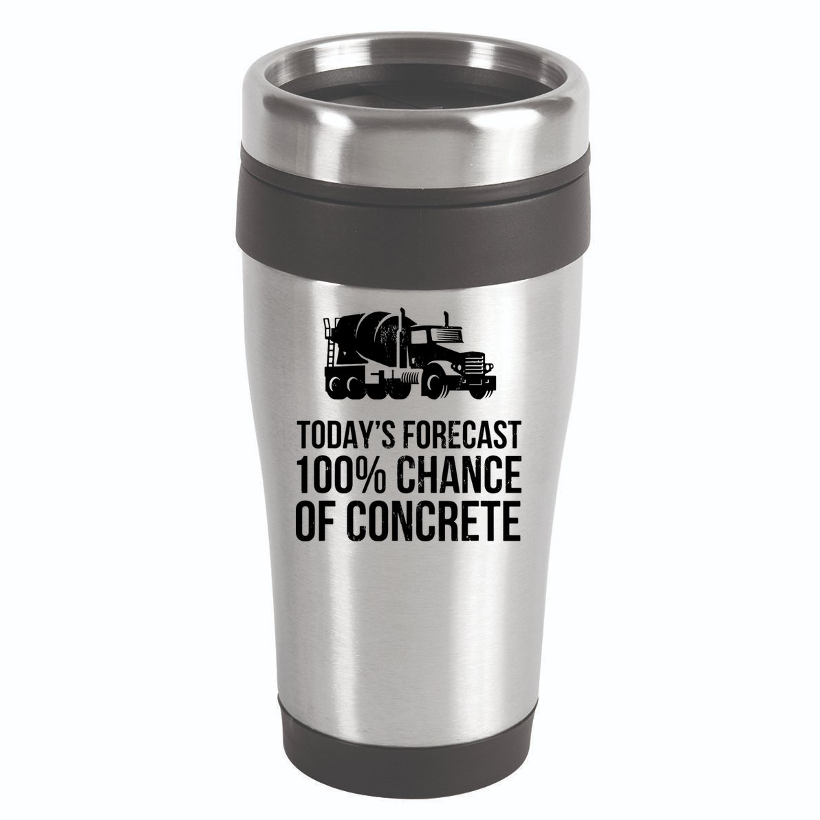 Retro Funny Concrete Worker Gift Construction Worker Gag Pun 16oz Travel Tumbler