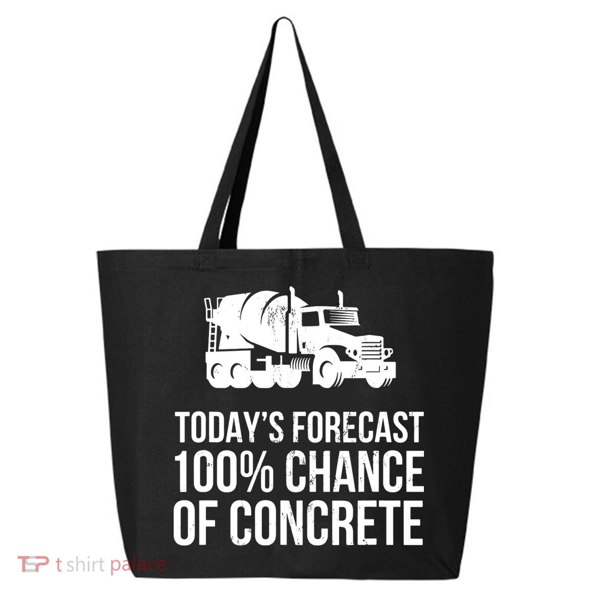 Retro Funny Concrete Worker Gift Construction Worker Gag Pun 25L Jumbo Tote