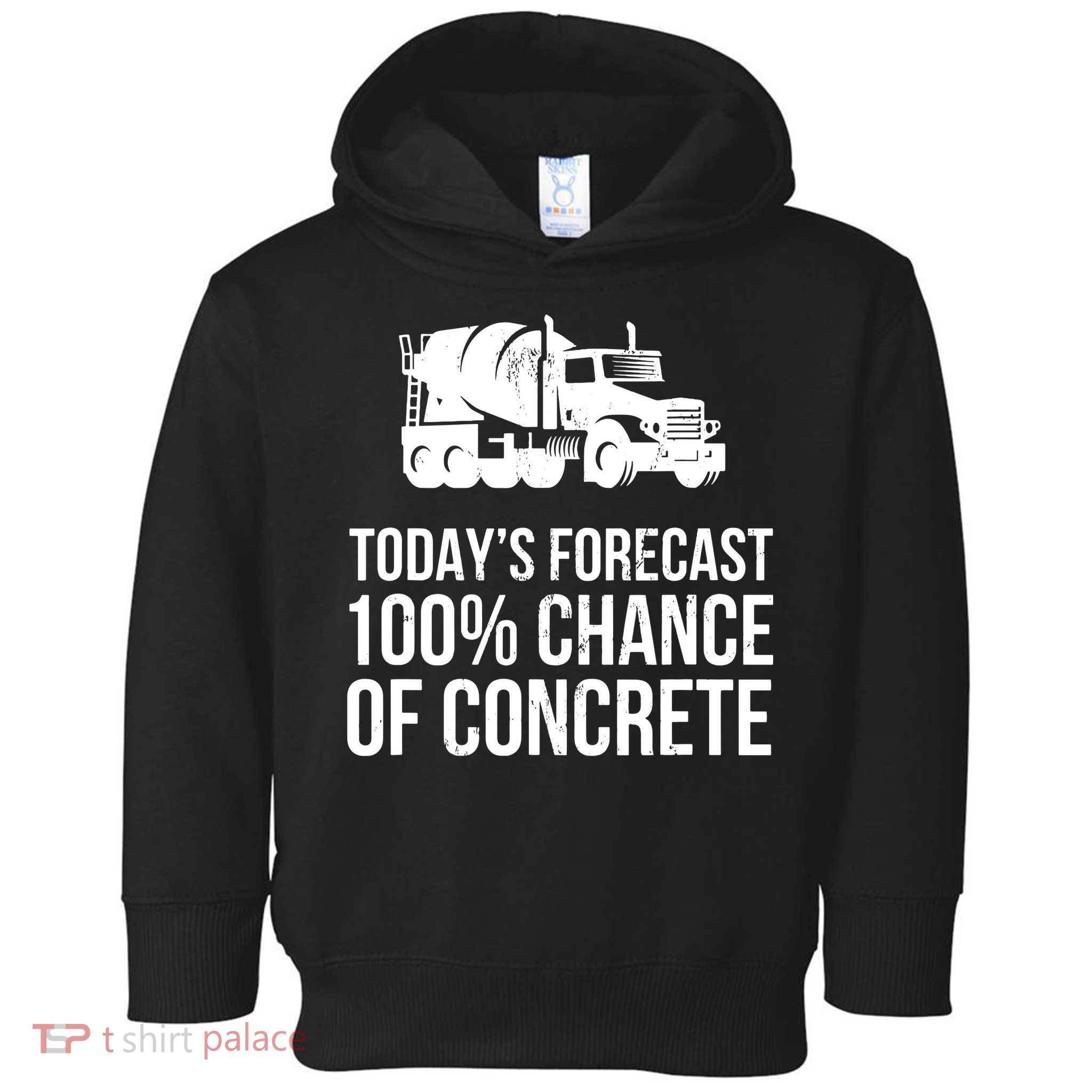 Retro Funny Concrete Worker Gift Construction Worker Gag Pun Toddler Hoodie