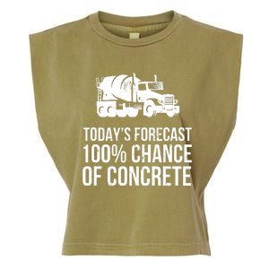 Retro Funny Concrete Worker Gift Construction Worker Gag Pun Garment-Dyed Women's Muscle Tee