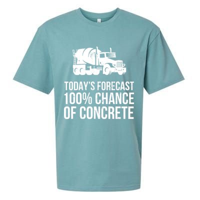 Retro Funny Concrete Worker Gift Construction Worker Gag Pun Sueded Cloud Jersey T-Shirt