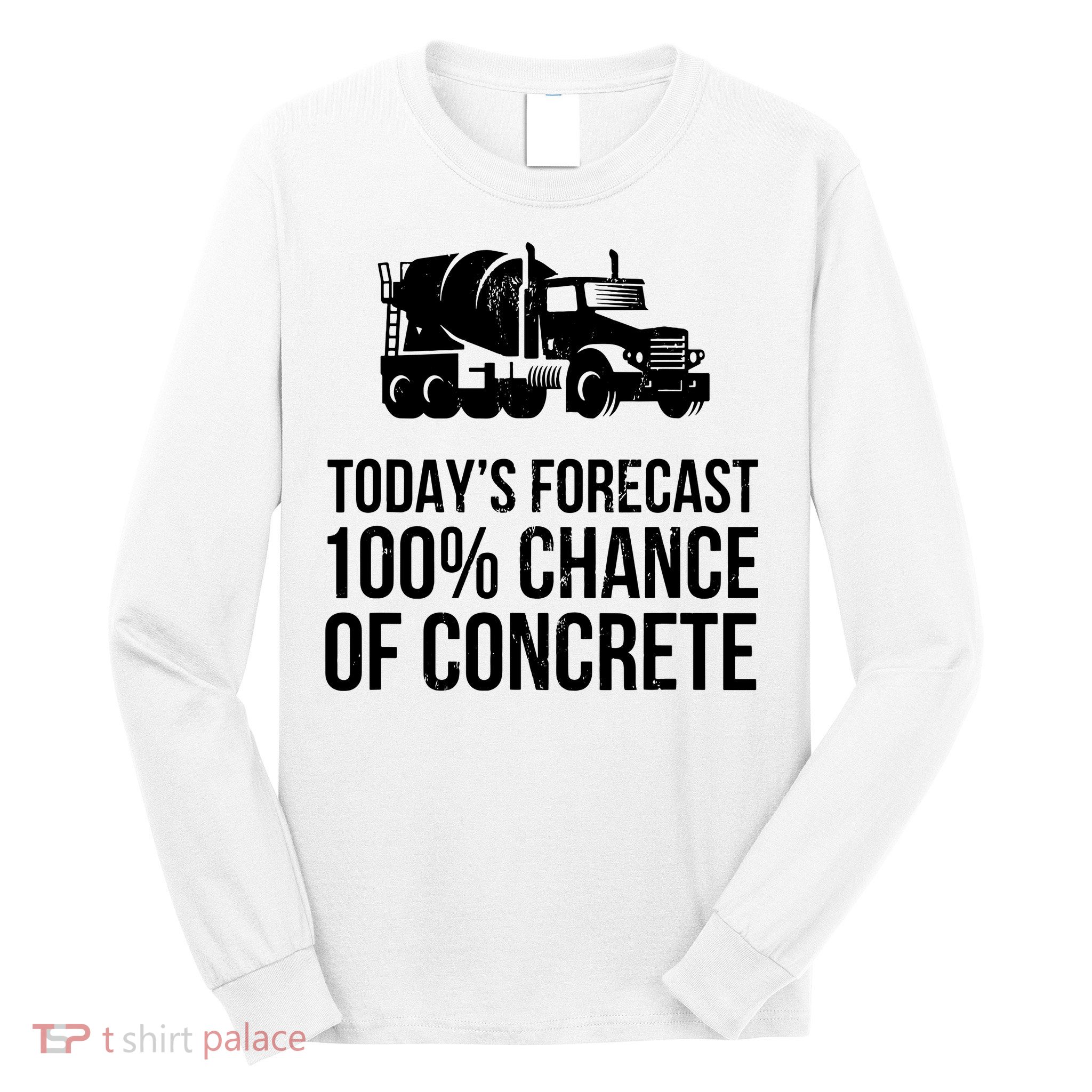 Retro Funny Concrete Worker Gift Construction Worker Gag Pun Long Sleeve Shirt