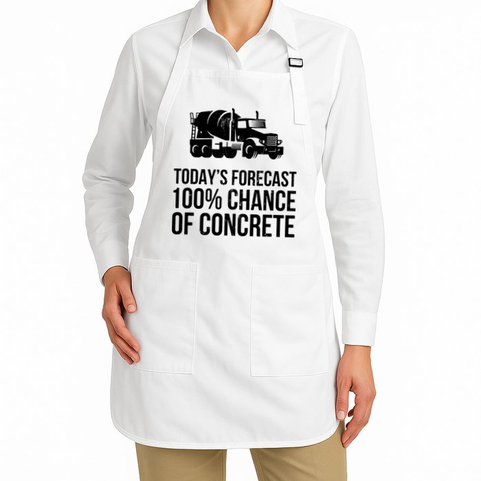 Retro Funny Concrete Worker Gift Construction Worker Gag Pun Apron