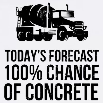 Retro Funny Concrete Worker Gift Construction Worker Gag Pun T-Shirt