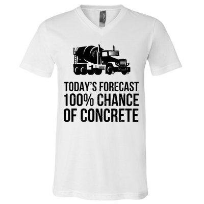 Retro Funny Concrete Worker Gift Construction Worker Gag Pun V-Neck T-Shirt
