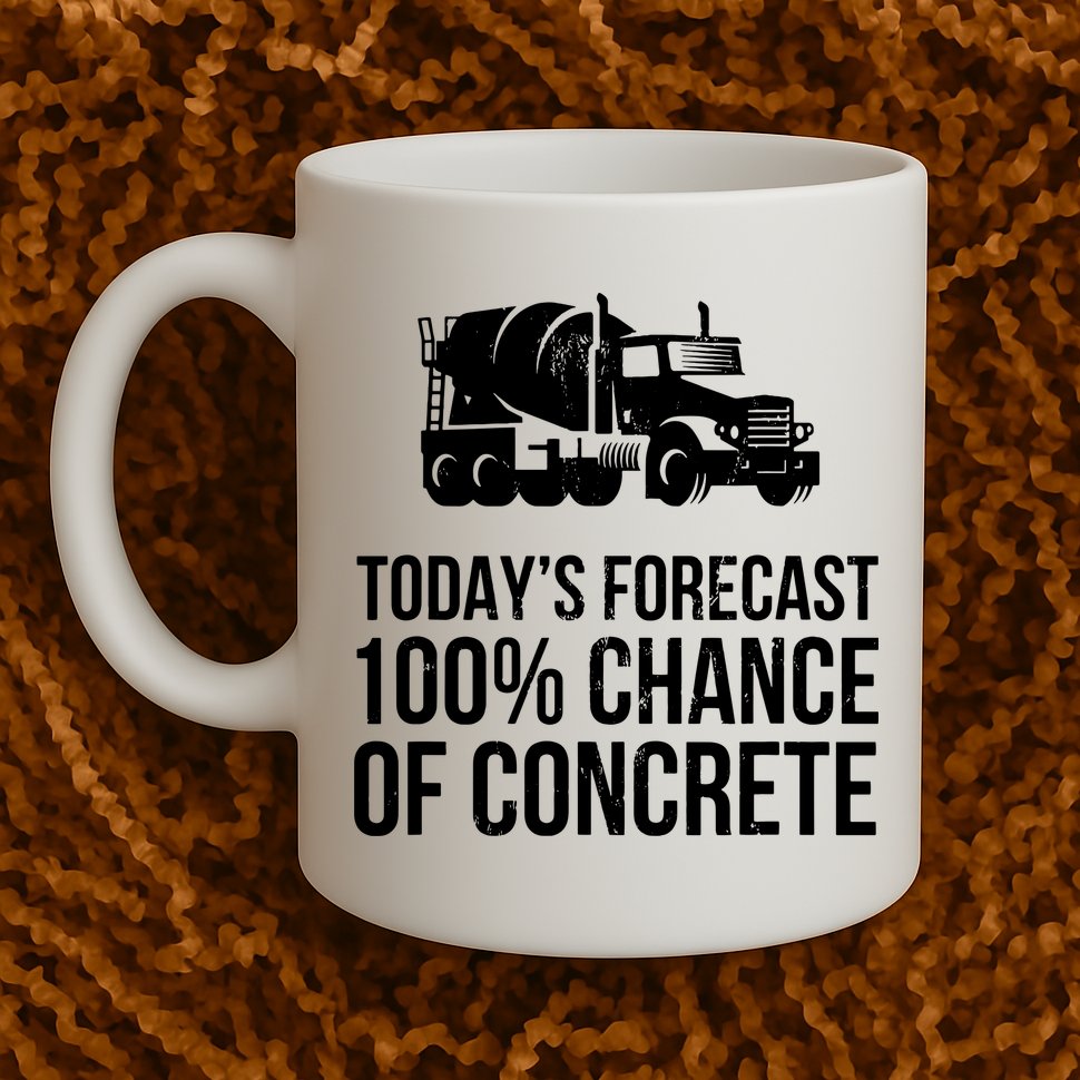 Retro Funny Concrete Worker Gift Construction Worker Gag Pun Mug