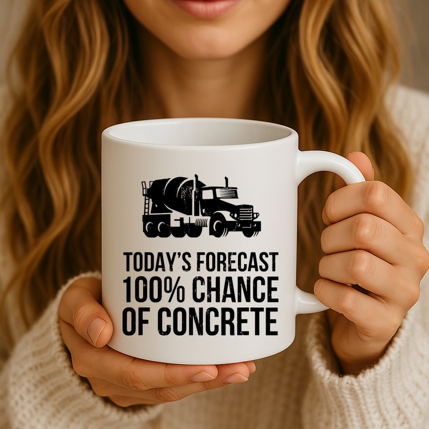Retro Funny Concrete Worker Gift Construction Worker Gag Pun Mug