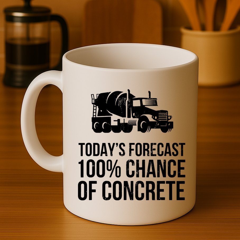 Retro Funny Concrete Worker Gift Construction Worker Gag Pun Mug