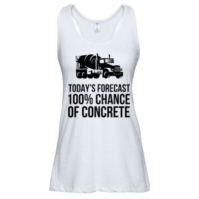 Retro Funny Concrete Worker Gift Construction Worker Gag Pun Ladies Essential Flowy Tank