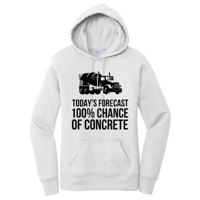 Retro Funny Concrete Worker Gift Construction Worker Gag Pun Women's Pullover Hoodie