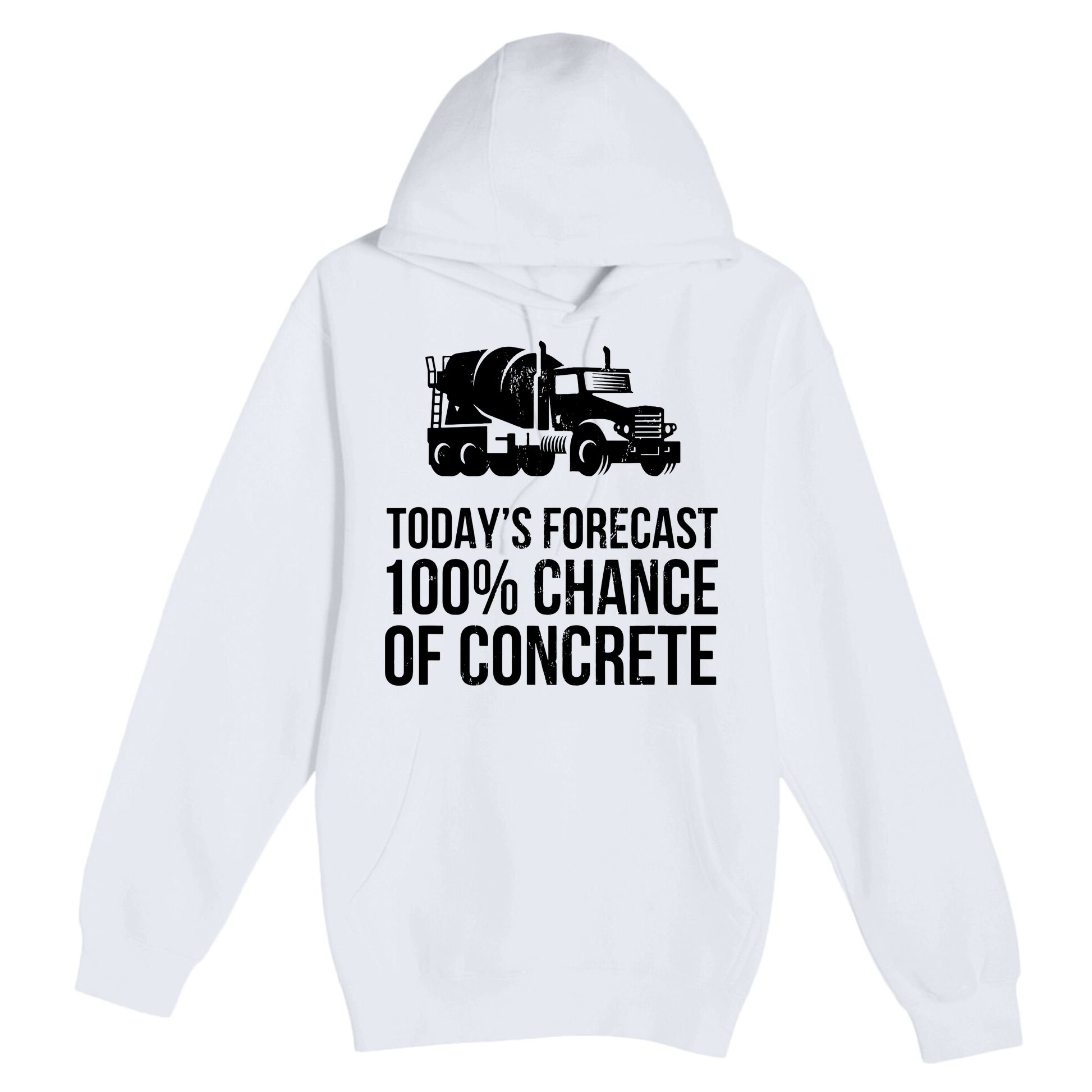 Retro Funny Concrete Worker Gift Construction Worker Gag Pun Premium Pullover Hoodie