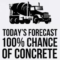 Retro Funny Concrete Worker Gift Construction Worker Gag Pun Poster