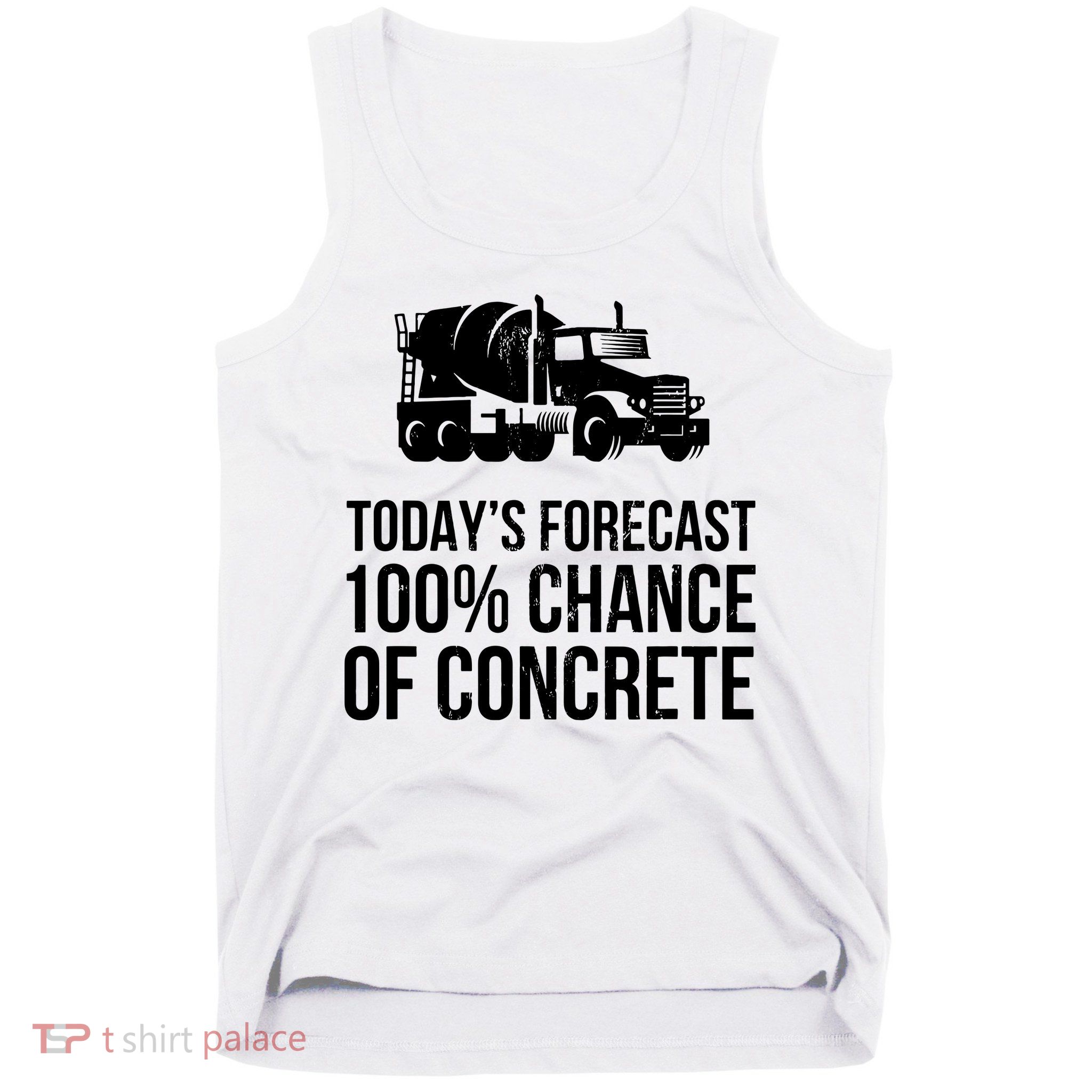 Retro Funny Concrete Worker Gift Construction Worker Gag Pun Tank Top