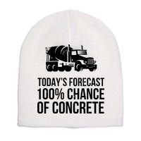 Retro Funny Concrete Worker Gift Construction Worker Gag Pun Short Acrylic Beanie