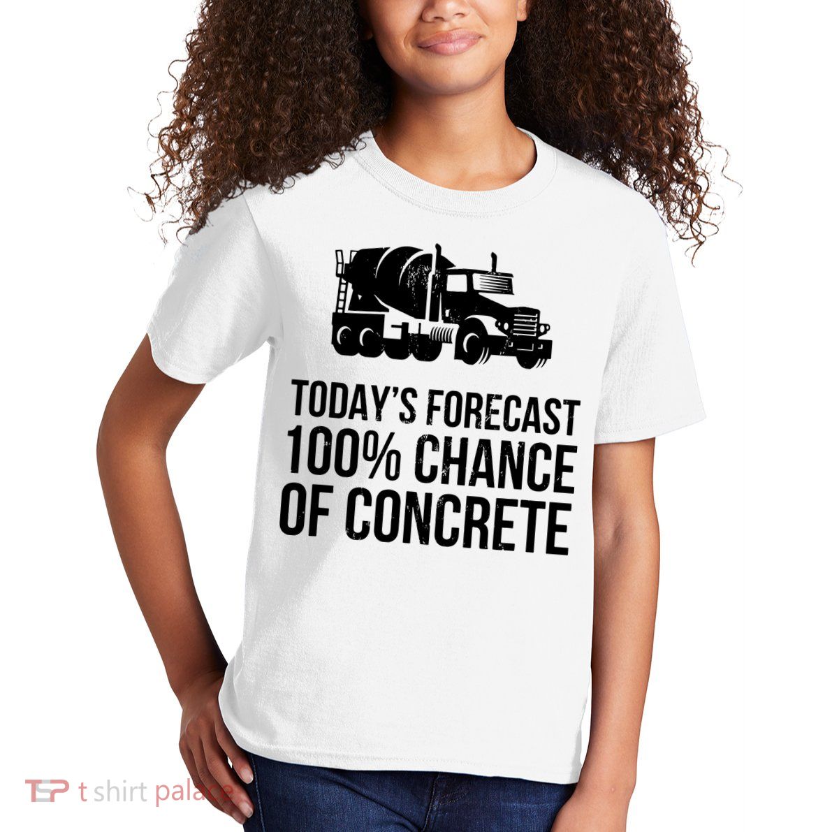 Retro Funny Concrete Worker Gift Construction Worker Gag Pun Kids T-Shirt
