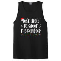 Reindeer Family Christmas Holiday santa hat xmas  PosiCharge Competitor Tank