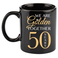Romantic For Couples 50th Wedding Anniversary 11oz C Handle Ceramic Mug