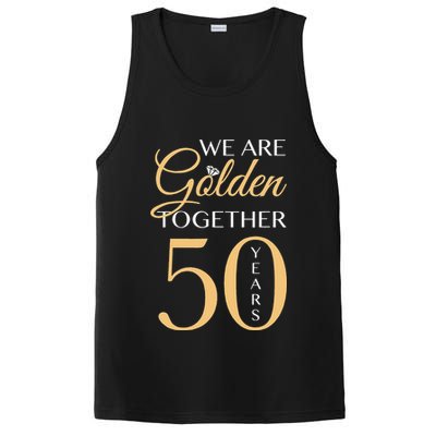 Romantic For Couples 50th Wedding Anniversary PosiCharge Competitor Tank