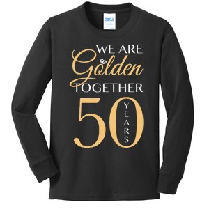 Romantic For Couples 50th Wedding Anniversary Kids Long Sleeve Shirt