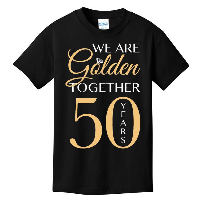 Romantic For Couples 50th Wedding Anniversary Kids T-Shirt