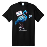 Retro Flamingo Chucks And Pearls Comma La Kamala Harris 2024 Tall T-Shirt