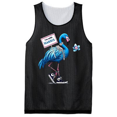 Retro Flamingo Chucks And Pearls Comma La Kamala Harris 2024 Mesh Reversible Basketball Jersey Tank