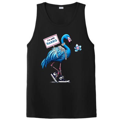 Retro Flamingo Chucks And Pearls Comma La Kamala Harris 2024 PosiCharge Competitor Tank