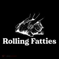 Rolling Fatties Cat Lover Funny Cat Kitten Full-Length Apron With Pockets