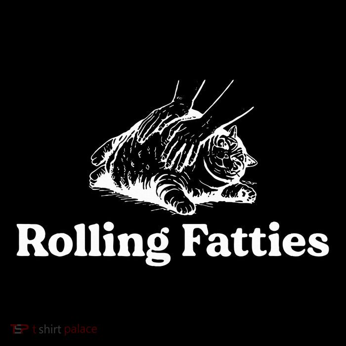 Rolling Fatties Cat Lover Funny Cat Kitten Full-Length Apron With Pockets