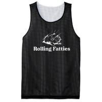 Rolling Fatties Cat Lover Funny Cat Kitten Mesh Reversible Basketball Jersey Tank