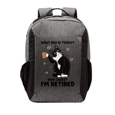 Retired Funny Cat Retirement Vector Backpack