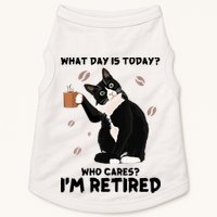 Retired Funny Cat Retirement Doggie Tank