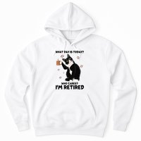 Retired Funny Cat Retirement Hoodie