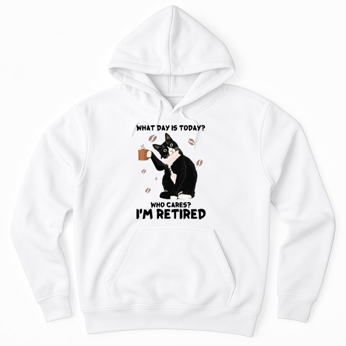Retired Funny Cat Retirement Hoodie