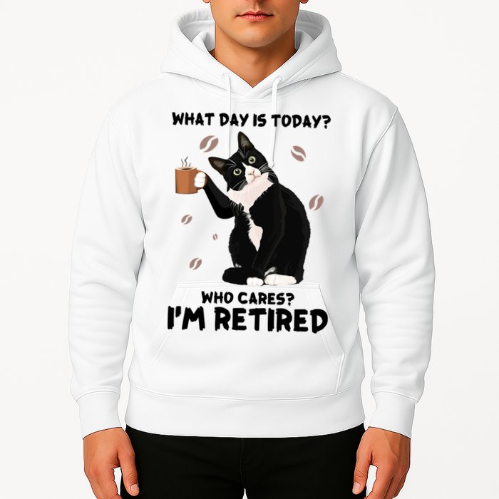 Retired Funny Cat Retirement Hoodie