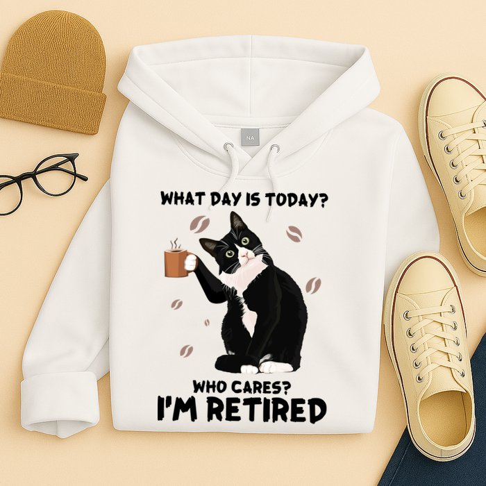 Retired Funny Cat Retirement Hoodie