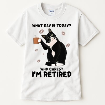 Retired Funny Cat Retirement Tall T-Shirt
