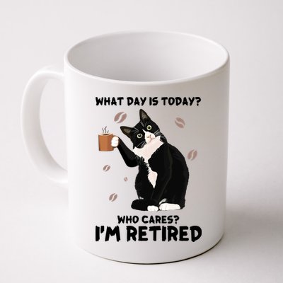 Retired Funny Cat Retirement Mug