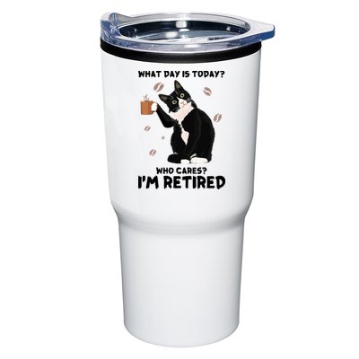 Retired Funny Cat Retirement Tumbler