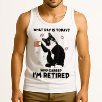 Retired Funny Cat Retirement Tank Top