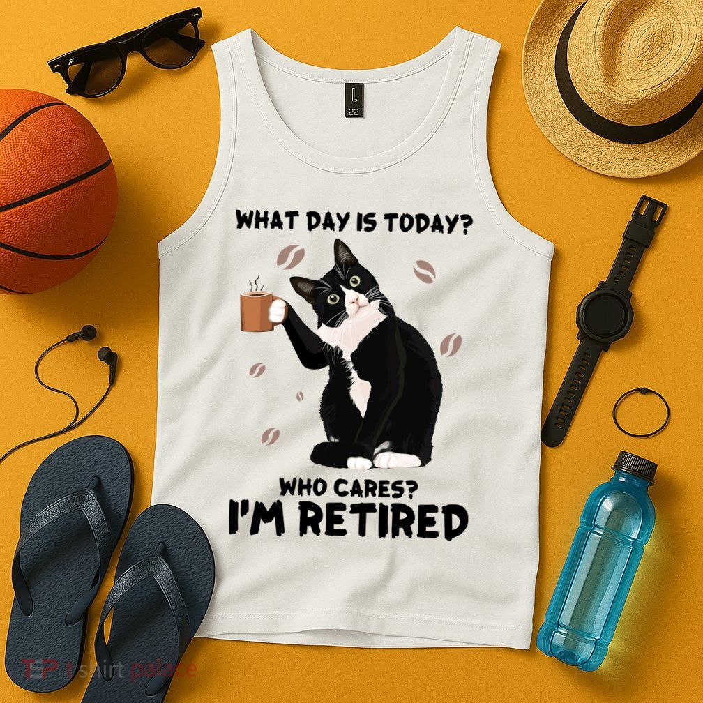 Retired Funny Cat Retirement Tank Top