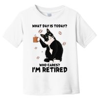 Retired Funny Cat Retirement Toddler T-Shirt