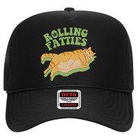 Rolling Fatties Cat Retro Kitty Kitten Meow Trucker Hat